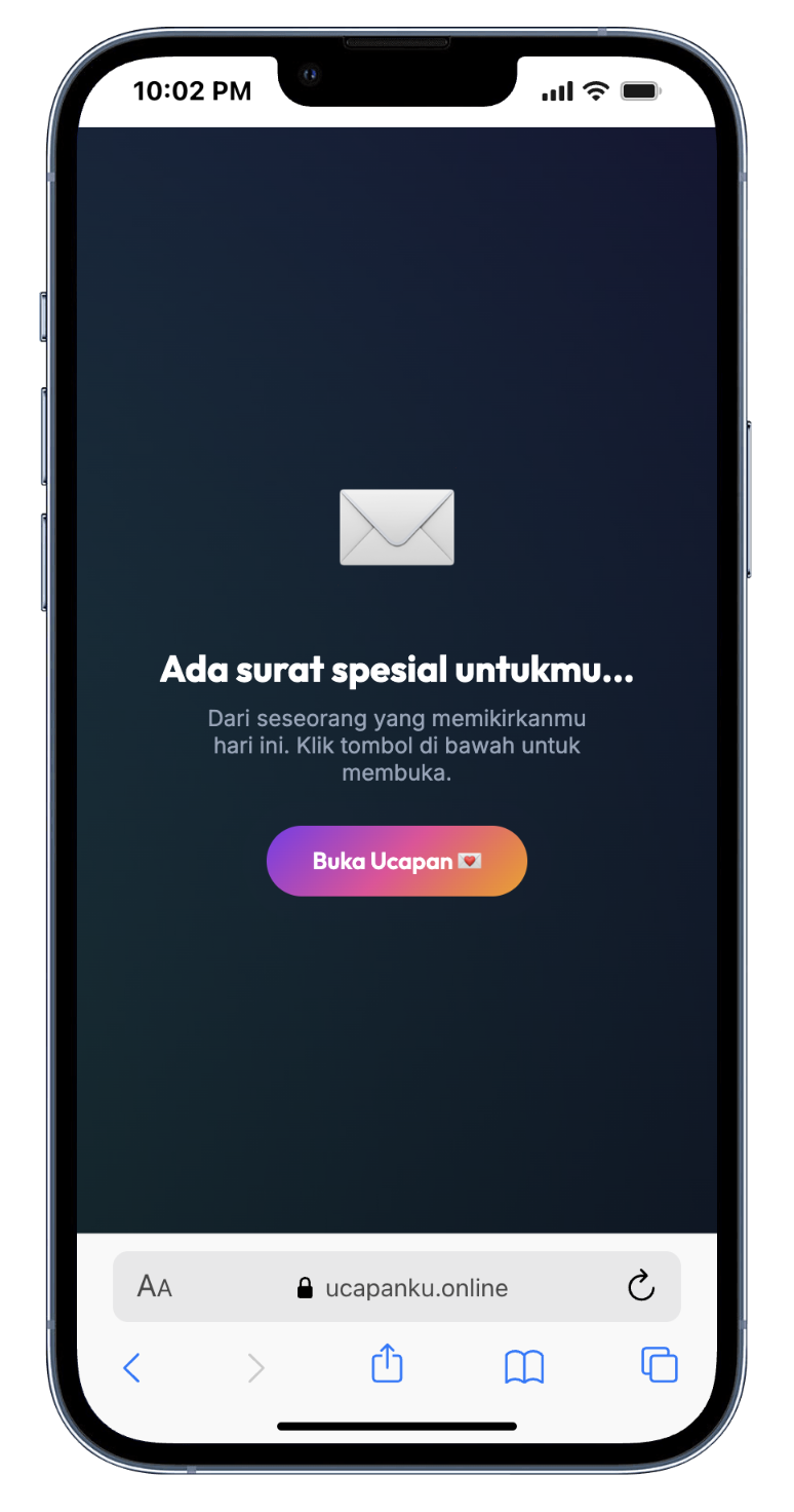 Panduan Fitur Interaktif Website Ucapan Digital Ucapanku